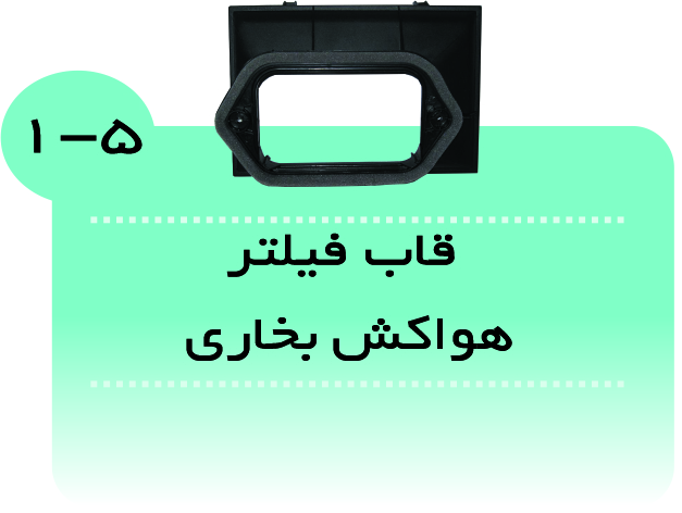 قاب فیلتر هواکش بخاری (405،پارس و سمند)